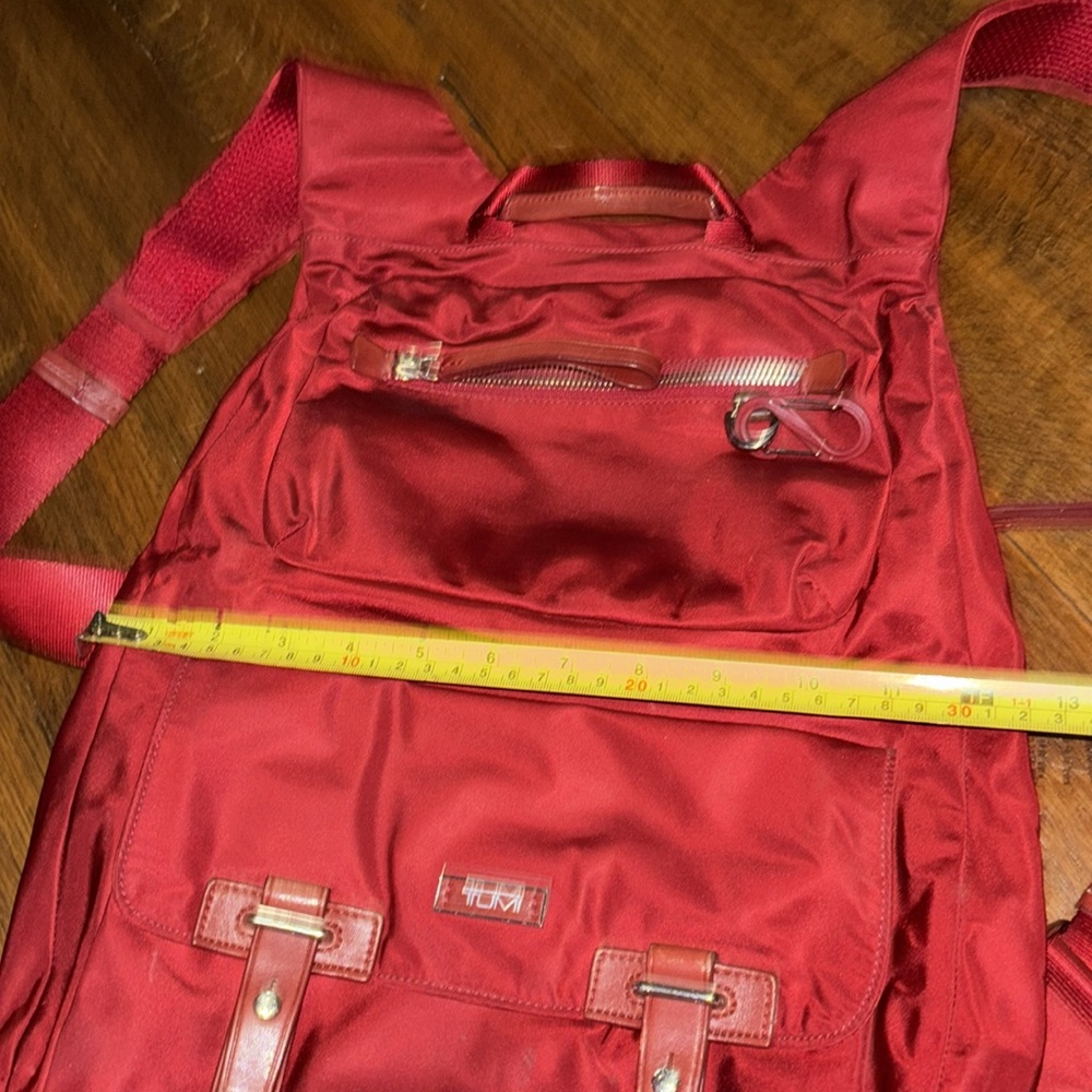 Tumi Red Backpack - Picture 8 of 16